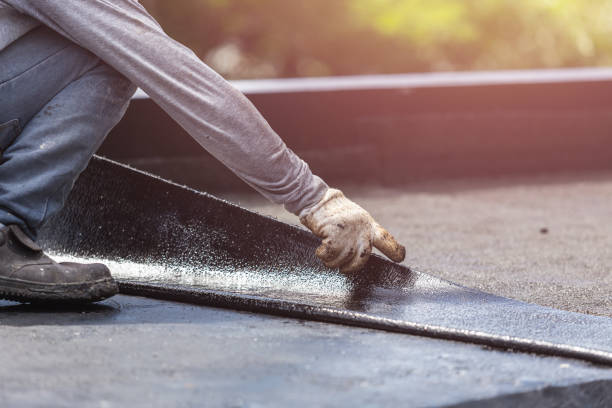 Professional Waterproofing technician working in Mosherville, MI